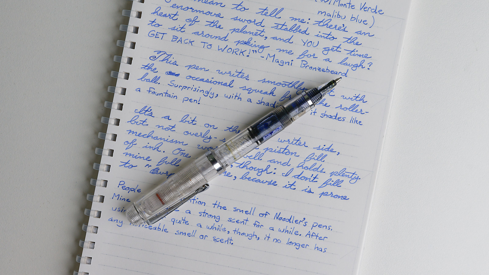 Noodler’s Konrad Rollerball — Rockin’ and rollin’ with bottled ink