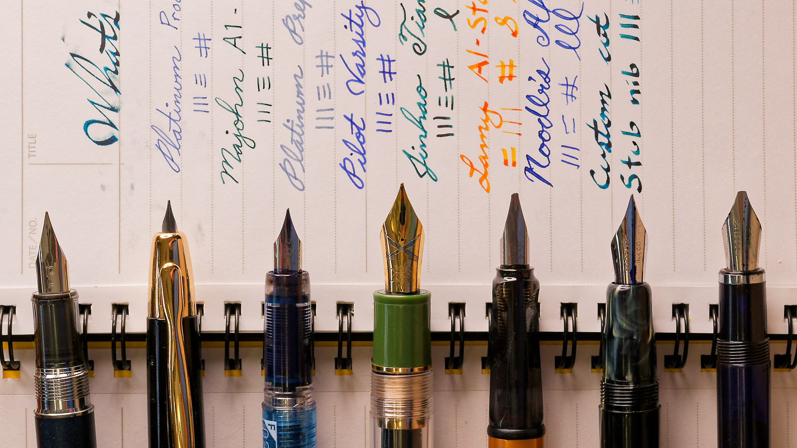 What’s in a nib? A fountain pen nib guide